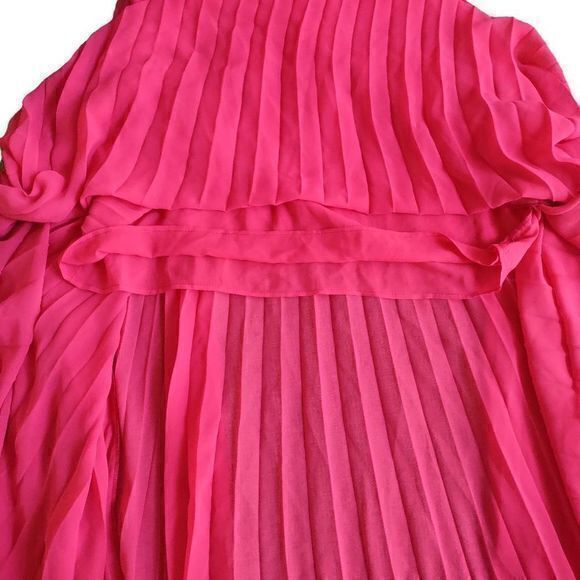 Gossip Girl x Romeo and Juliet‎ Couture Hot Pink Pleated Maxi Skirt Size M - Picture 11 of 16